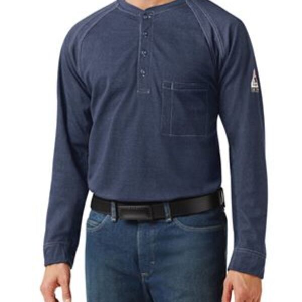 Men's Tall Long Sleeve Henley Thumbnail